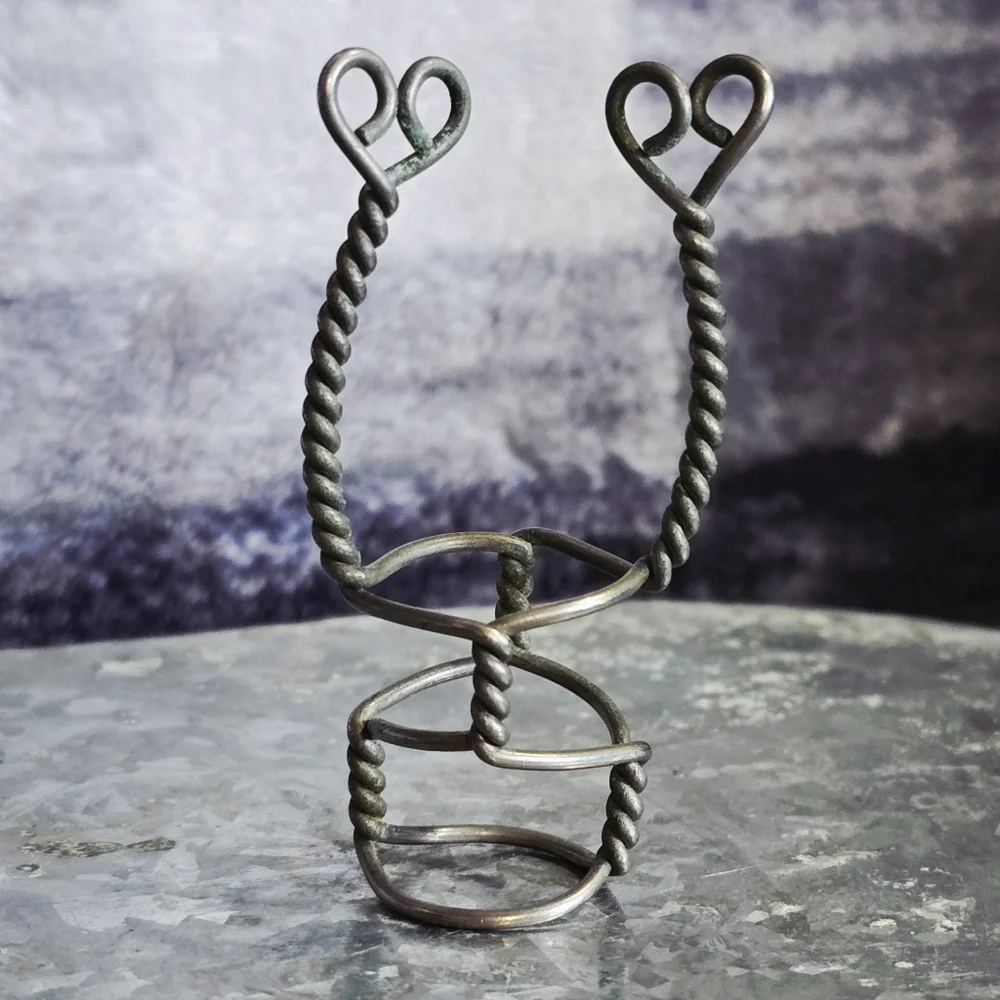 COMING SOON Vintage Twisted Wire Egg Holder / Egg Cup Stand Rustic Farmhouse Kit